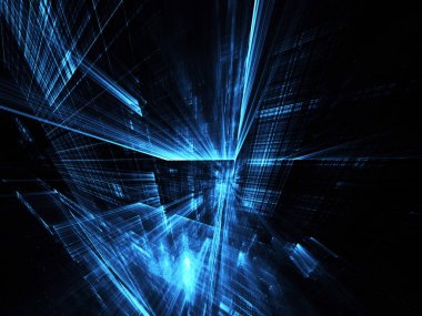 soyut teknoloji illüstrasyon