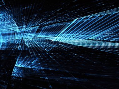 soyut teknoloji illüstrasyon