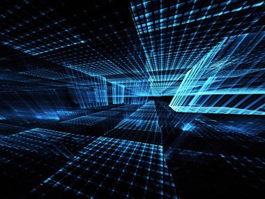 soyut teknoloji illüstrasyon