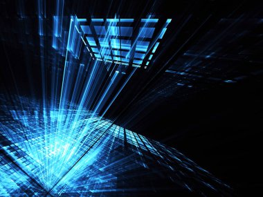 soyut teknoloji illüstrasyon