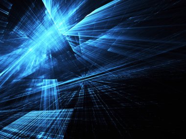 soyut teknoloji illüstrasyon