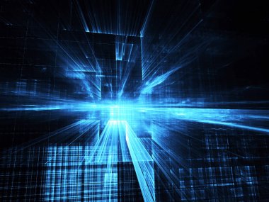 soyut teknoloji illüstrasyon