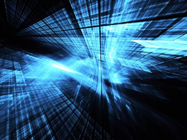 soyut teknoloji illüstrasyon