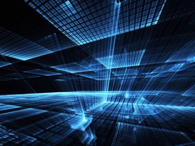 soyut teknoloji illüstrasyon