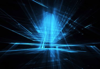 soyut teknoloji illüstrasyon