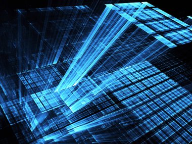 soyut teknoloji illüstrasyon