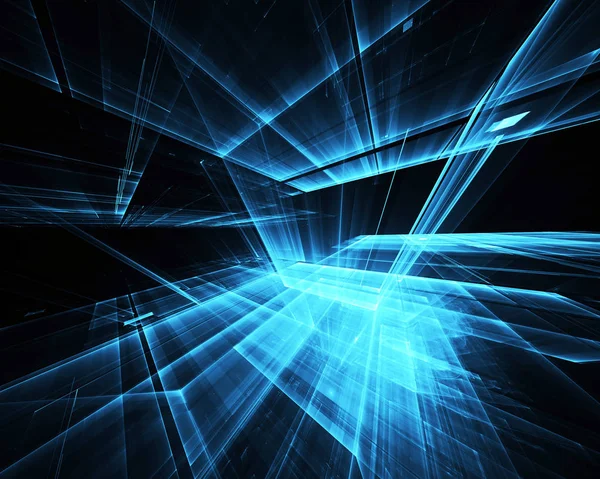 Soyut teknoloji illüstrasyon, 3d çizim