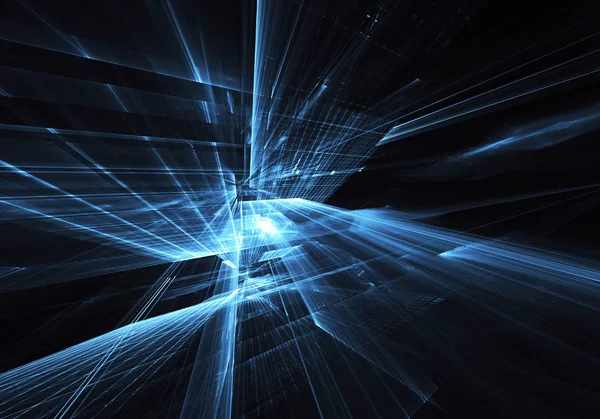 Soyut teknoloji illüstrasyon, 3d çizim