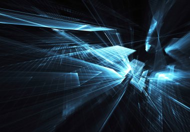 Soyut teknoloji illüstrasyon, illüstrasyon