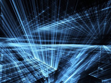 Soyut teknoloji illüstrasyon, illüstrasyon