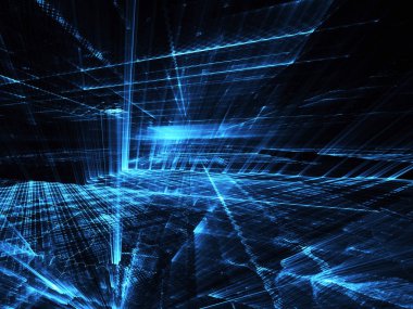 Soyut teknoloji illüstrasyon, illüstrasyon