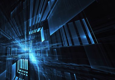 Soyut teknoloji illüstrasyon, illüstrasyon