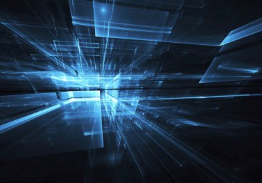 Soyut teknoloji illüstrasyon, illüstrasyon