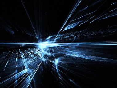 Soyut teknoloji illüstrasyon, illüstrasyon