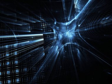 Soyut teknoloji illüstrasyon, illüstrasyon