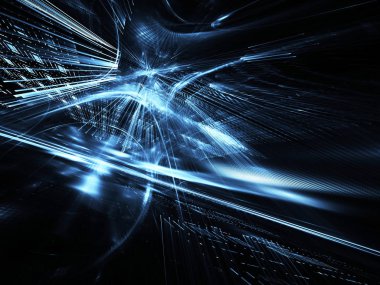 Soyut teknoloji illüstrasyon, illüstrasyon