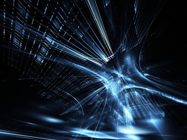 Soyut teknoloji illüstrasyon, illüstrasyon