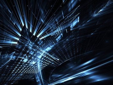 Soyut teknoloji illüstrasyon, illüstrasyon