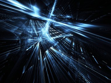 Soyut teknoloji illüstrasyon, illüstrasyon