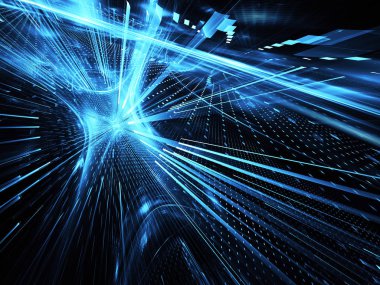 Soyut teknoloji illüstrasyon, illüstrasyon