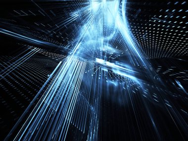 Soyut teknoloji illüstrasyon, illüstrasyon