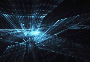 Soyut teknoloji illüstrasyon, illüstrasyon