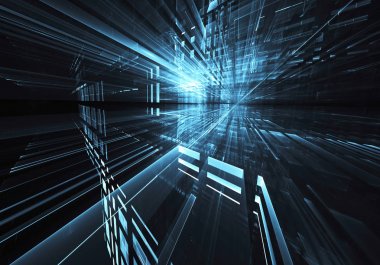 Soyut teknoloji illüstrasyon, illüstrasyon