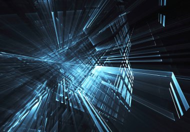 Soyut teknoloji illüstrasyon, illüstrasyon