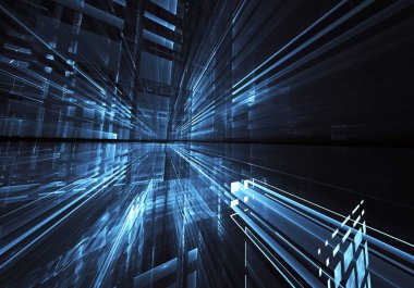 Soyut teknoloji illüstrasyon, illüstrasyon