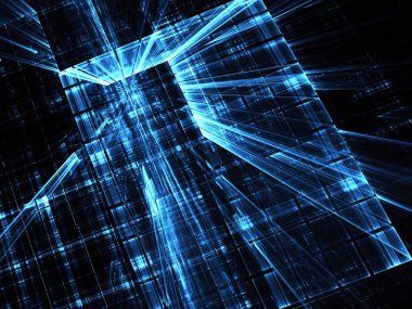 Soyut teknoloji illüstrasyon, arka plan,