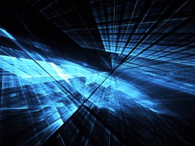 Soyut teknoloji illüstrasyon, arka plan,