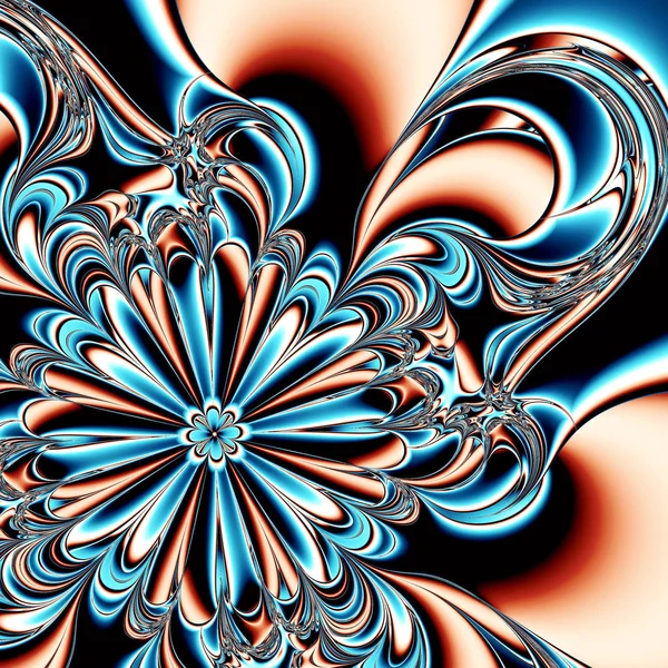 Fundo fractal abstrato — Fotografia de Stock