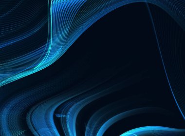 Işık efektli soyut renk dinamik arkaplanı. Fraktal dalgalı. Fraktal sanat