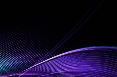 Işık efektli soyut renk dinamik arkaplanı. Fraktal dalgalı. Fraktal sanat