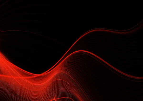 Cor abstrata fundo dinâmico com efeito de iluminação. Fractal ondulado. Arte fractal — Fotografia de Stock