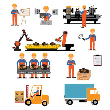 Fabrika üretim süreci 