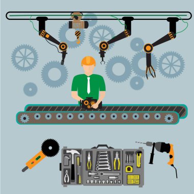 Fabrika üretim süreci 