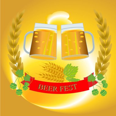 Octoberfest logo şablonu