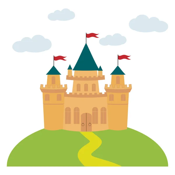 Sprookjesachtige kasteel — Stockvector