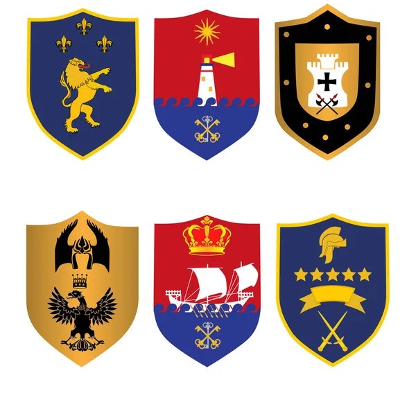 Klassieke Koninklijke emblemen — Stockvector