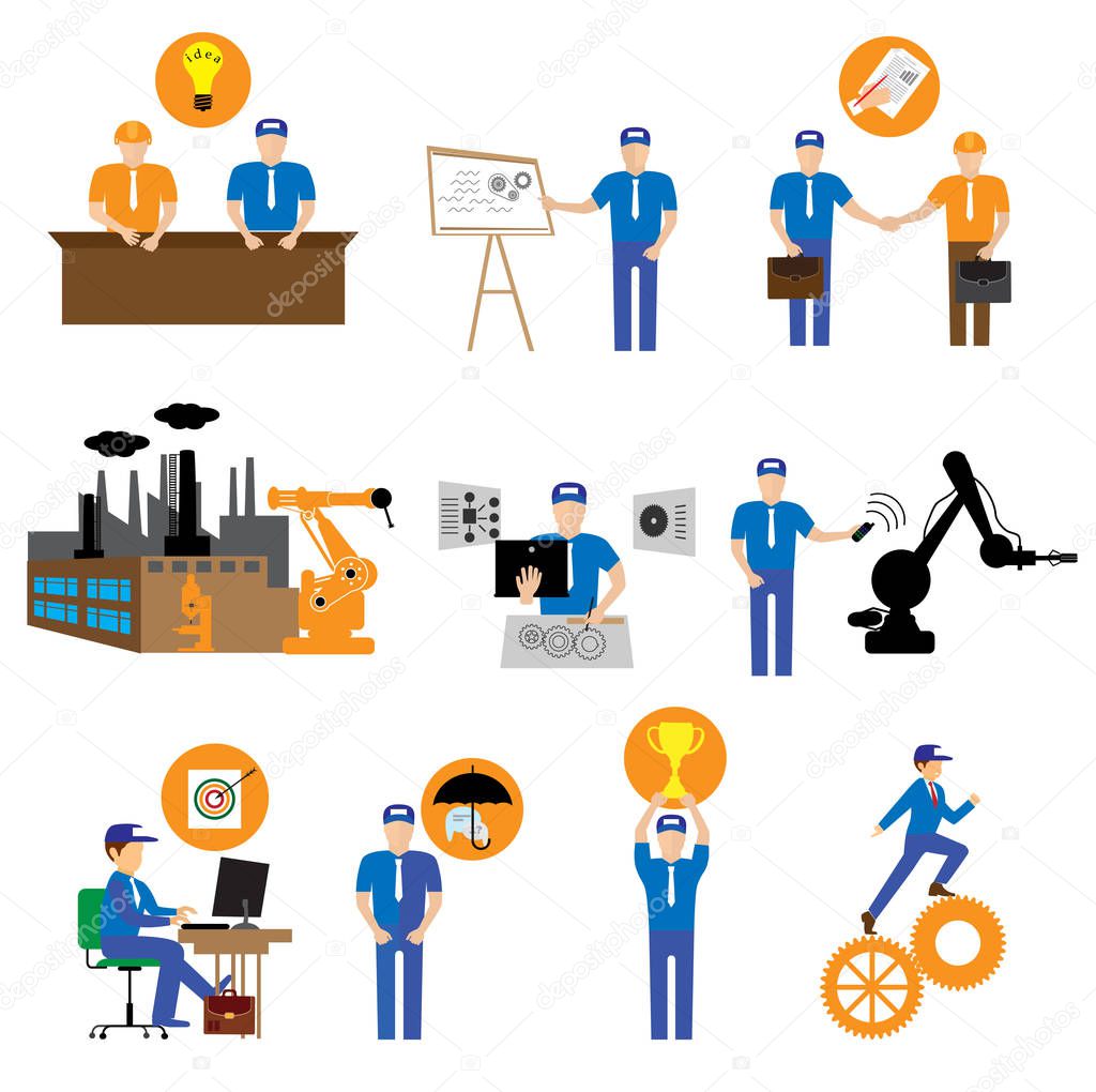 business plan icons