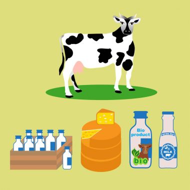 süt simgesi toplama