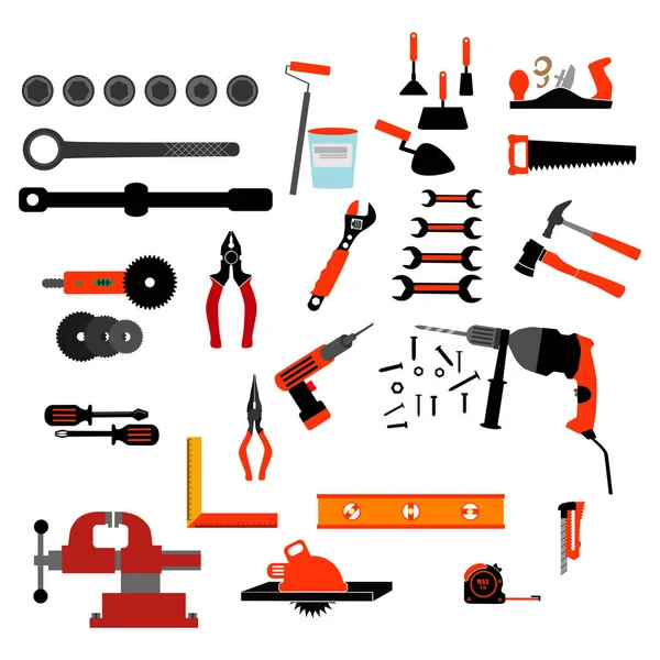 Réparation d'outils de construction — Image vectorielle