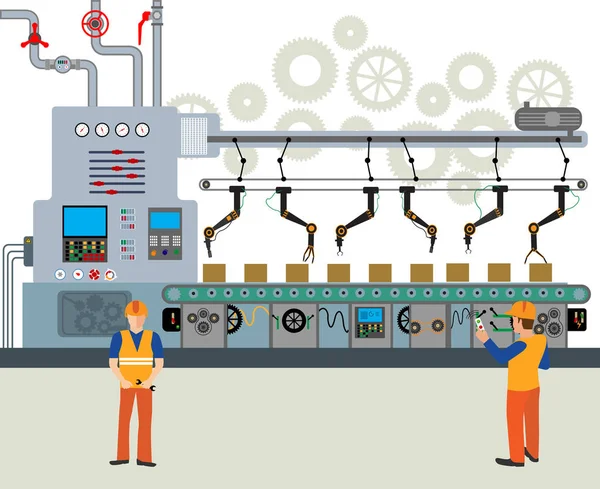 Frezen proces verspanen — Stockvector