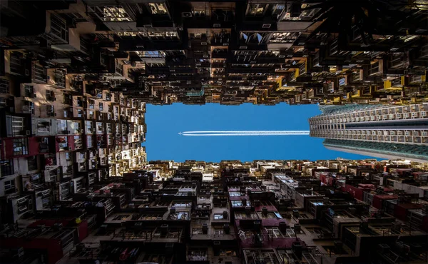 Hong Kong Urban Living Cityscape Crazy Quarry Bay Monster Building — Stock fotografie