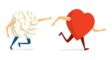 Çalışan beyin kaçan kalp takip