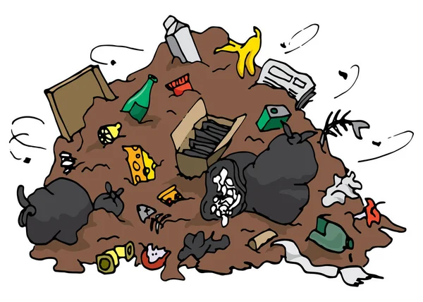 Grande pilha de lixo —  Vetores de Stock