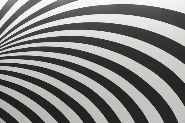 Abstract optical art. Black and white lines.