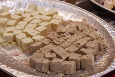 Eastern sweets. Turkish sweets in a traditional style.
