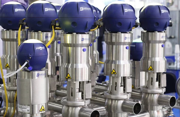 Moscow 2020 Valves Use Food Dairy Chemical Pharmaceutical Industries Valves — 스톡 사진